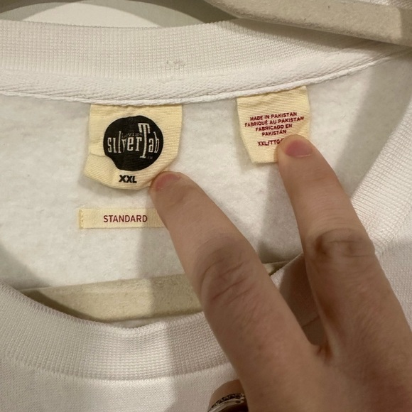 Levi’s Mens XXL Silver Tab Logo Relaxed Graphic Crewneck Sweatshirt - Picture 3 of 4